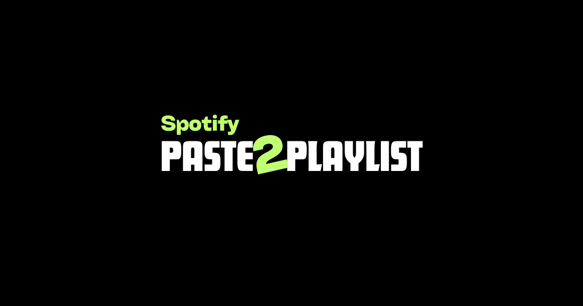 Photo of the Paste2Playlist project